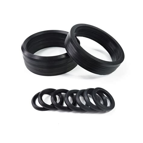 Rubber Hydraulic V Pack Seal NBR With Fabric Reinforced Vee Packing