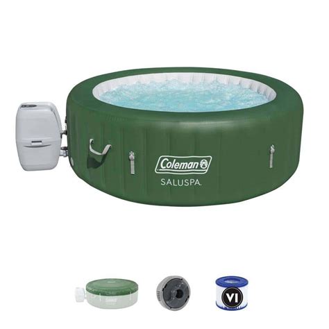 Coleman E Bw Wmt Saluspa Person Inflatable Hot Tub Green