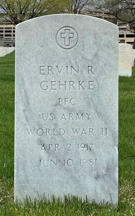 Ervin Robert Gehrke 1917 1981 Find A Grave Memorial