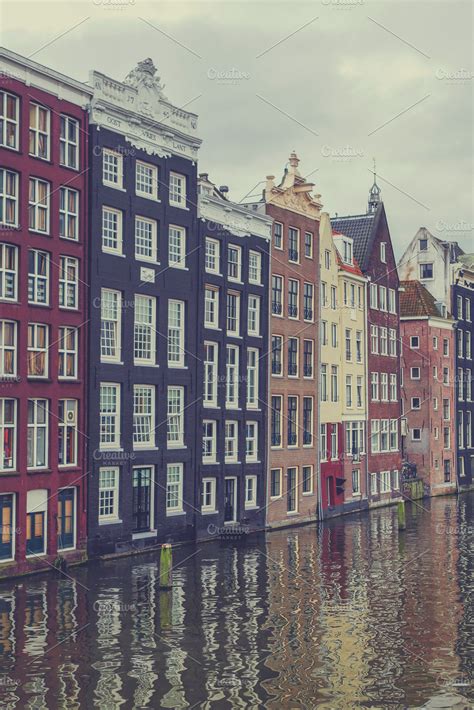 Canal houses in Amsterdam | High-Quality Architecture Stock Photos ...