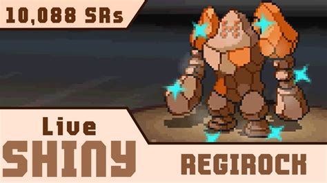 Live Shiny Regirock After Srs Pokemon Black Youtube