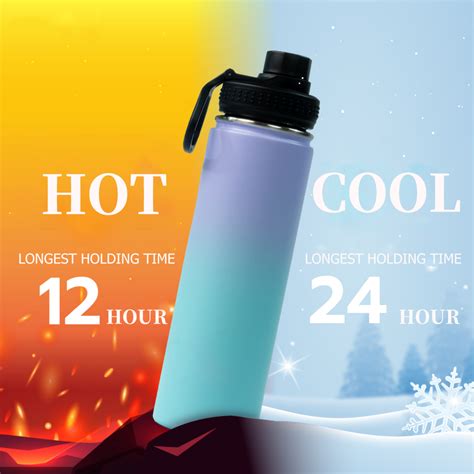 Tumbler 25oz Wide Mouth With Cap Lid Vacuum Insulated Tumbler Hot And Cold Drinking Water Bottle