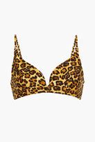 Zimmermann Leopard Print Bikini Top Shopstyle Two Piece Swimsuits