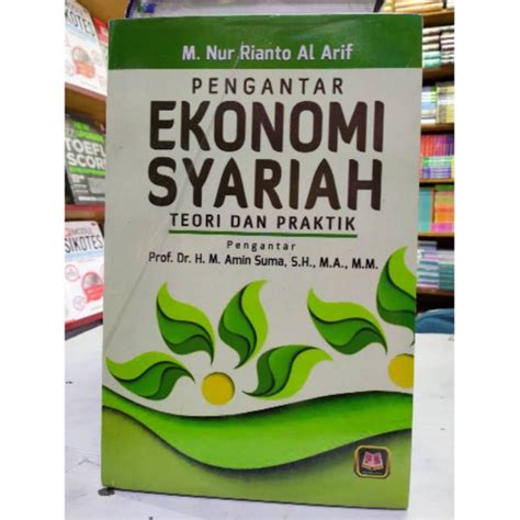 Jual Buku Pengantar Ekonomi Syariah Penulis Teori Dan Praktik Penulis M