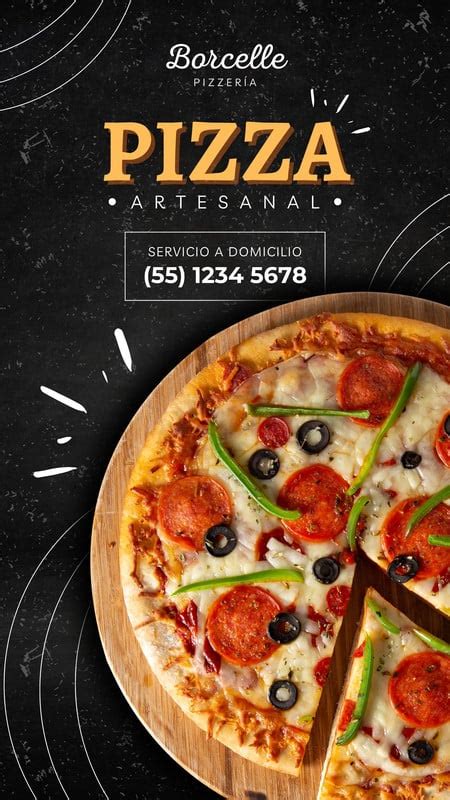 Plantillas Pizza Gratis Y Editables Canva