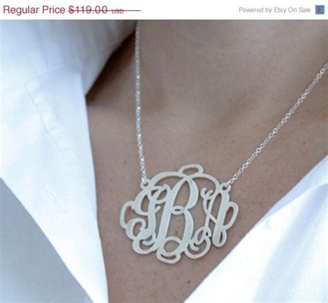 Extra Large Monogram Necklace Iucn Water