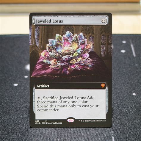 Jeweled Lotus Extended Art Commander Legends CMR Mtg Proxy Magic The