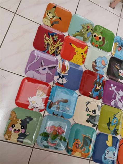 E Pokemon Poke Plates Pcs Plates Hobbies Toys Toys