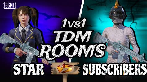 Bgmi Tdm 1vs1 Live Room 1vs1 Tdm Live Tdm Custom Rooms Youtube