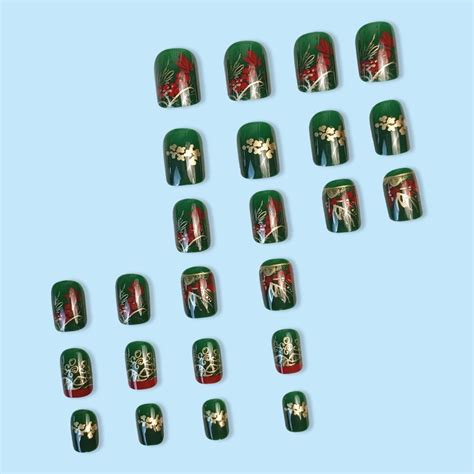 Square Head French Fake Nails Wearable Manicure Press On Nails False Nail Girl Ebay