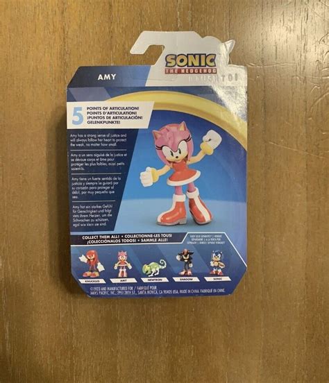 Mavin Sonic The Hedgehog Amy 2 5” Collectible Figure Wave 13 Jakks