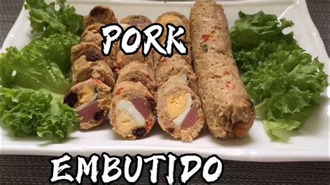 Pork Embutido Recipe How To Make Pork Embutido Jm Mendoze Vlogs Youtube