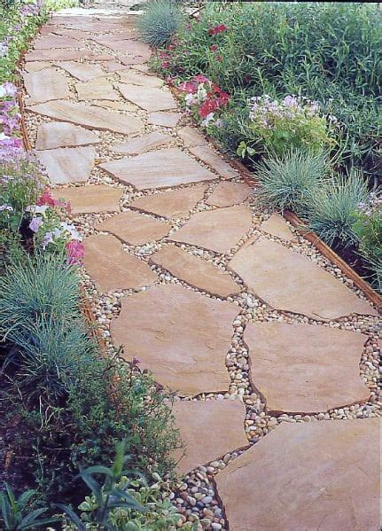 Top 40 Best Flagstone Walkway Ideas Hardscape Path Designs