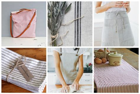 FUN WAYS TO ADD TICKING FABRIC TO YOUR LIFE - A Fresh-Squeezed Life