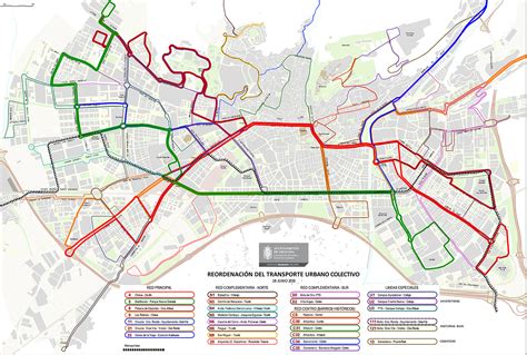 Gr Fico El Nuevo Plano De Autobuses Urbanos En Granada Ahora