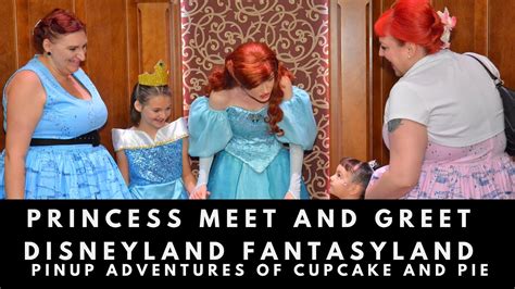 Princess Meet And Greet At Disneyland Youtube