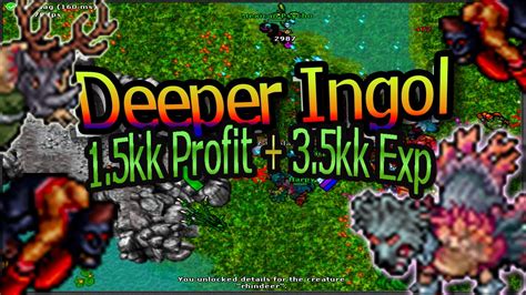 Hunt Trio Deeper Ingol 3 5kk H 1 5kk Profit Tibia Hunt YouTube