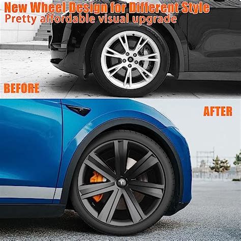 Snapklik Poswis Tesla Model Y Wheel Covers Inch Hubcaps Fit