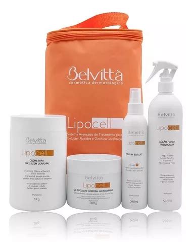 Kit Corporal Lipocell De Belvitta Con Fragancia Suave Para Grasa