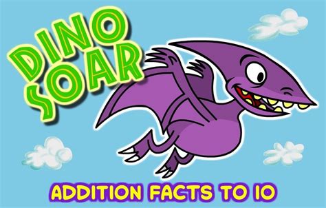 Addition To 10 Game Dino Soar Mindly Games