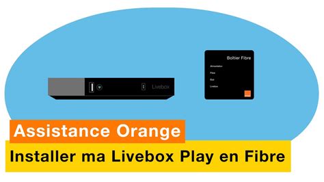 Assistance Orange J Installe Ma Livebox Play Avec La Fibre Orange