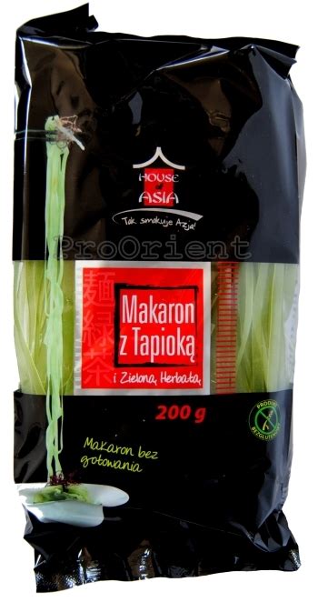 Makaron Ry Owy Z Tapiok I Zielon Herbat G House Of Asia Sklep