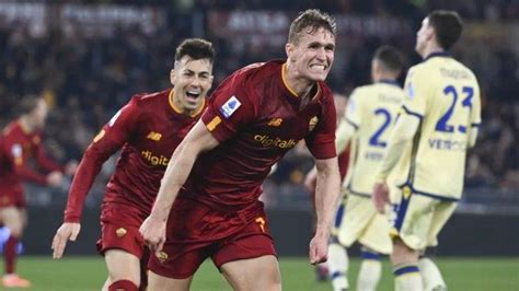 Fakta Kemenangan As Roma Atas Hellas Verona Solbakken Cetak Gol