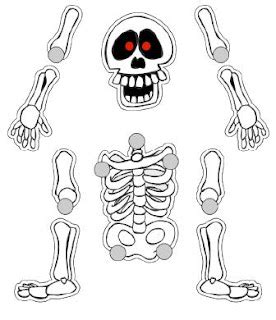 Learning English in Our Wonderful World: Halloween skeleton