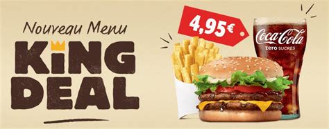 Burger King Nouveau Menu King Deal