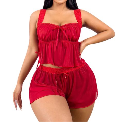 Amzcrzy Valentines Lingerie Bodysuit Women Exquisite Plus Size Lace