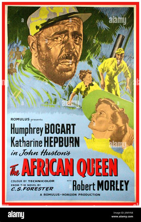 The African Queen Queen 1952 Original English Movie Poster Mid Stock