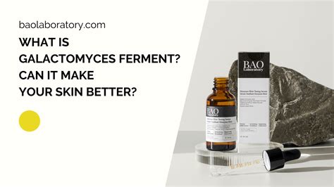 What is Galactomyces Ferment? Can it make your skin better? - BAO ...