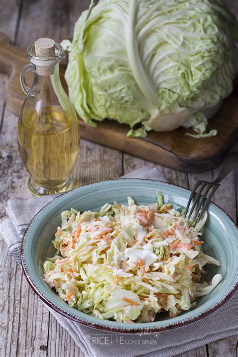 Coleslaw Insalata Di Cavolo Americana In Versione Light E Classica Le