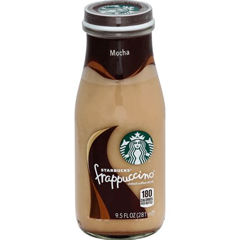 Starbucks Frappuccino Mocha Chilled Coffee Drink 9 5 Fl Oz Glass