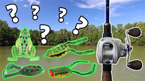 Which Is The Best Topwater Frog Lure Frog Bass Fishing Youtube