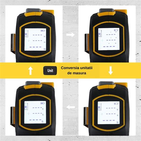 Ruleta Cu Laser Multifunctionala In Digitala Smart Telemetru