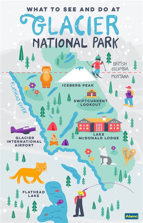 10 Best Of Printable Map Glacier National Park - Printable Map