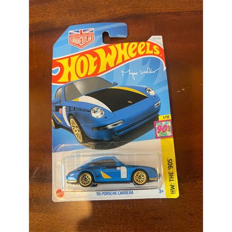 LeHuong Diecast Xe mô hình Hot Wheels Porsche Carrera Blue Shopee Việt Nam