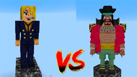 Sanji Vs Blackbeard Minecraft True Prime Piece Nani No Anime