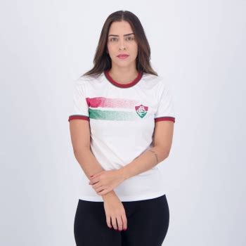 Camisa Fluminense Path Feminina Branca Futfanatics