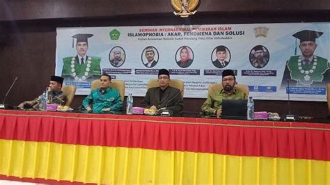 Fakultas Ushuluddin Dan Filsafat Uin Ar Raniry Gelar Seminar Internasional Bahas Islamophobia