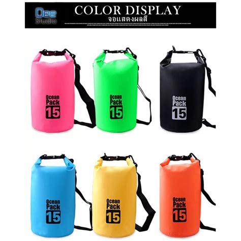 Ocean Pack 15l 6colors 15 Liter Waterproof Bag 6 Colors Available 15l With 6 Colours For