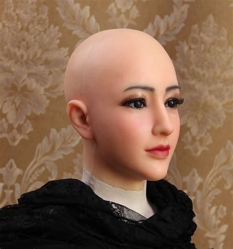 Realistic Transgender Alice Masks Soft Silicone Head Mask Face For