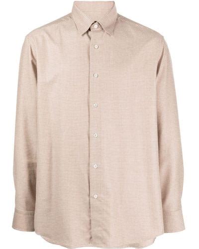 Natural Brioni Shirts For Men Lyst