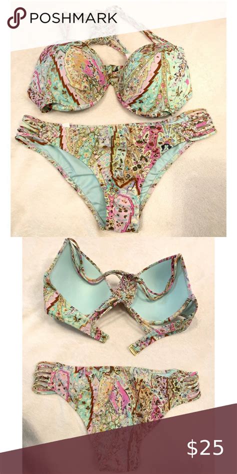 Victorias Secret Paisley Bikini In 2020 Paisley Bikini Bikinis