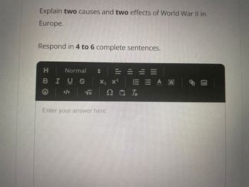 Answered: Explain two causes and two effects of… | bartleby