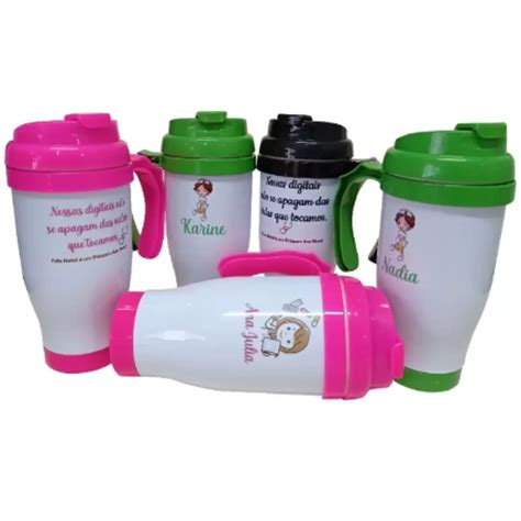 Caneca T Rmica Ml Personalizada Segunda Vers O Produtos Promocionais