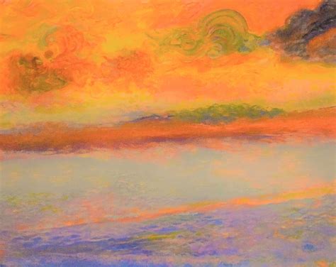 Water And Sky Abstract Painting By Jessica Grimes Fine Art America