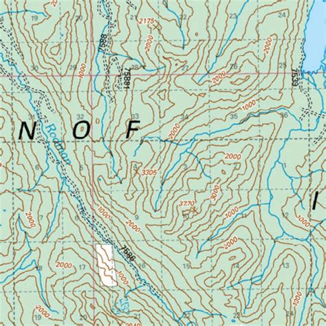 Chichagof Island Hoonah Area Chichagof Island Side Map By Us Forest