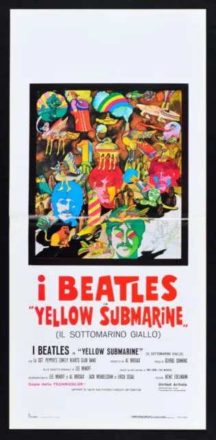 Plakat Yellow Submarine The Beatles Lennon Ringo Star George Harrison B193 Eur 46 82 Picclick Fr